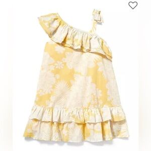 JANIE AND JACK GIRLS FLORAL COLD SHOULDER DRESS SIZE 4T